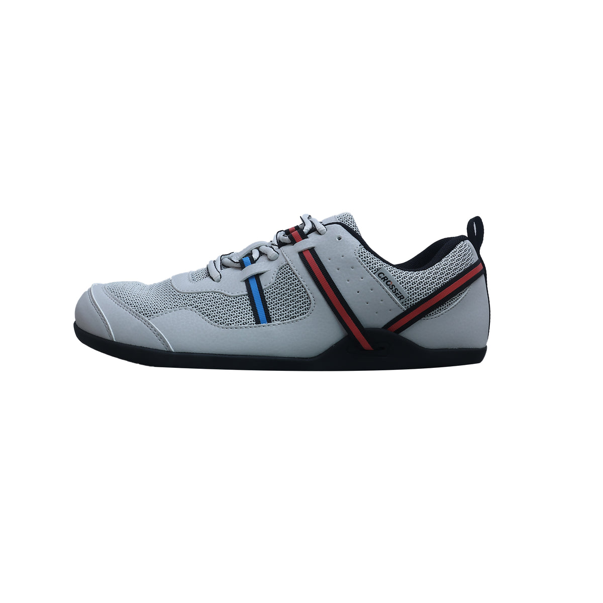Crosser Pace Runner Grey Blue Red – Heel View